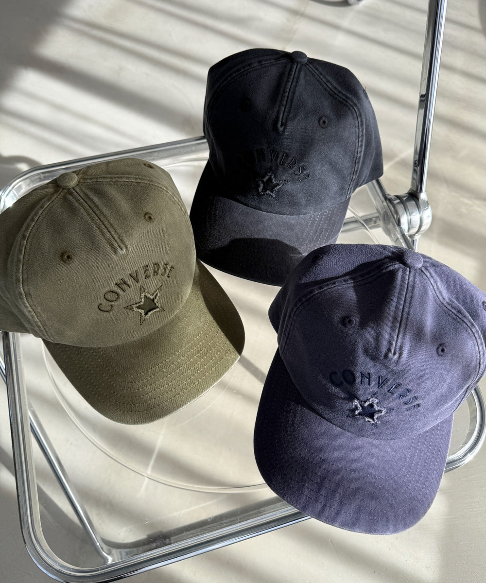 CONVERSE　WASHED　TWILL　6P　CAP