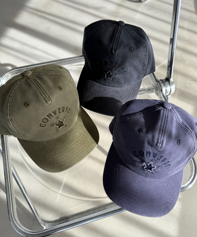 CONVERSE　WASHED　TWILL　6P　CAP