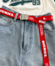 Dickies　ロゴプリントベルト/レッド
