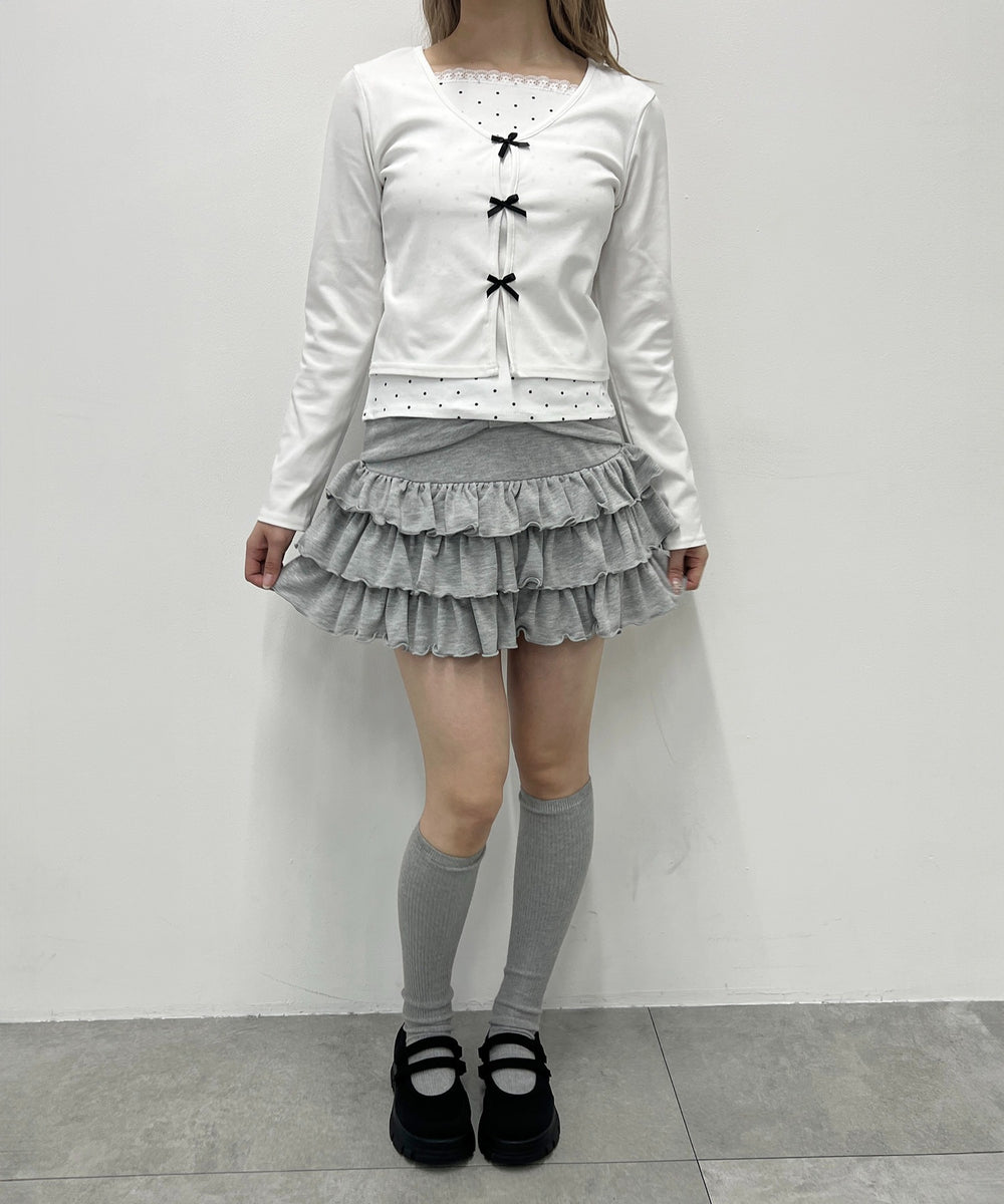 ホワイト モデル：160㎝ F着用