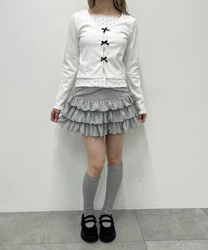 ホワイト モデル：160㎝ F着用