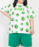 【新サイズ】フード総柄Tシャツ/身長：163cm サイズ4