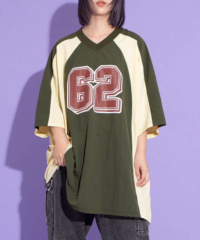 ナンバリングユニフォームナイロンTシャツ/身長：160cm　サイズ4