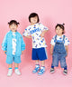キッズサイズフード総柄Tシャツ