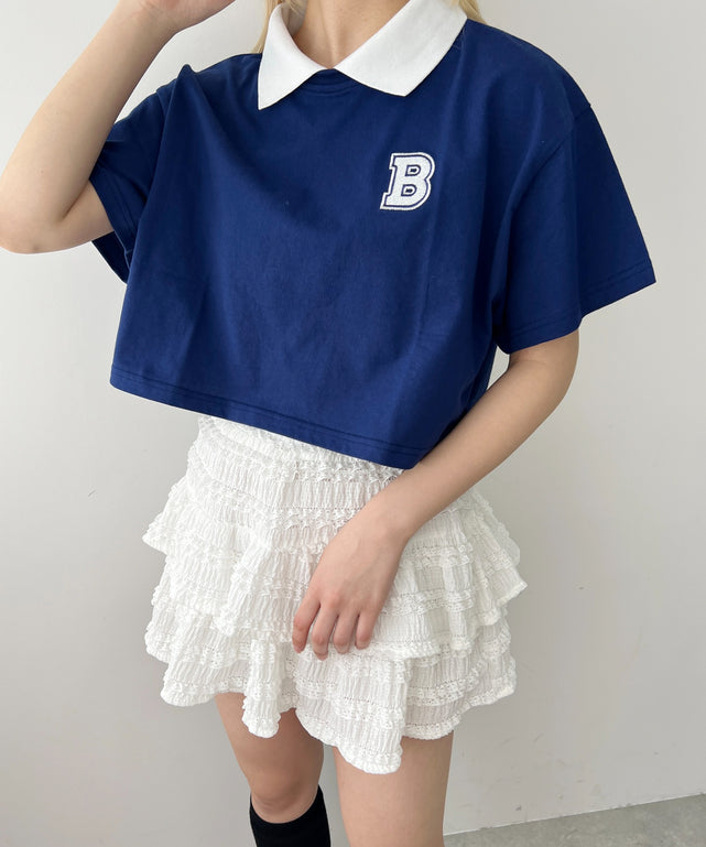 BワンポイントショートTシャツ