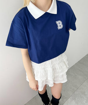 BワンポイントショートTシャツ