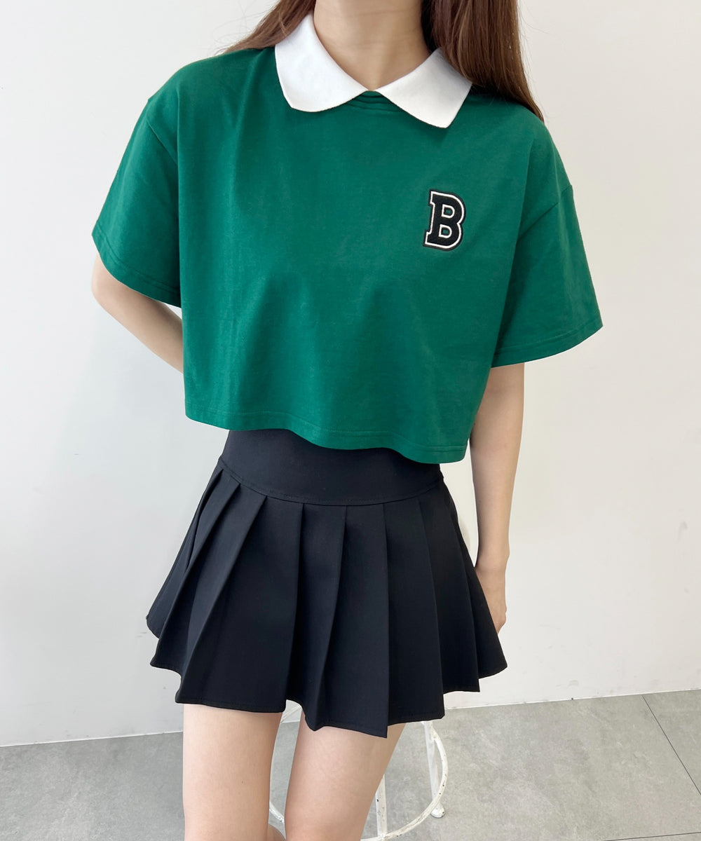 BワンポイントショートTシャツ