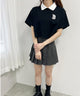 BワンポイントショートTシャツ