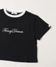 リボンポイントスリーブTシャツ