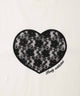 ハートレースワッペンTシャツ