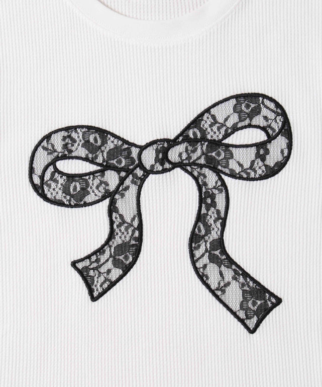 リボンワッペンワッフルTシャツ