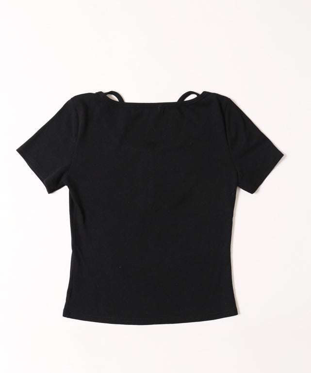 リボンキャミドッキングTシャツ