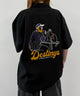ヒゲサガラ刺繍シャツ/ブラック モデル：155cm L着用