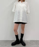 ホワイト モデル：155cm L着用