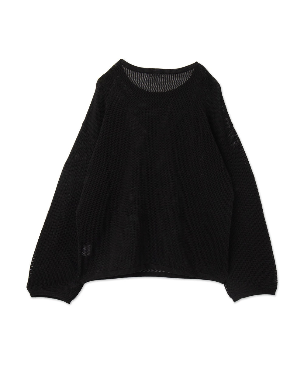 メッシュニットプルオーバー（LS）