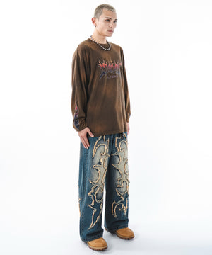 ブラウン モデル：180cm L着用