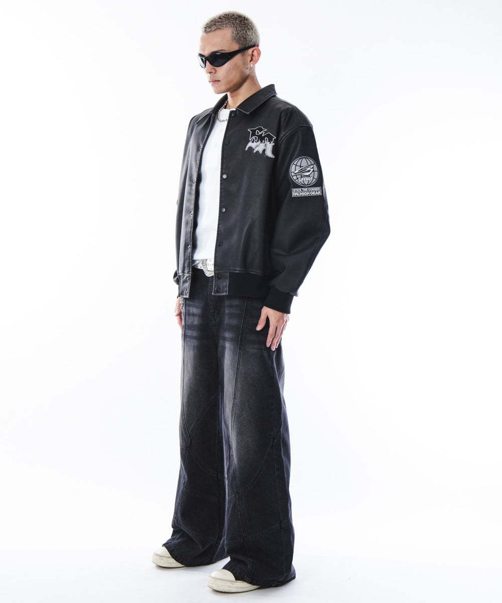 ブラック　モデル：180cm L着用