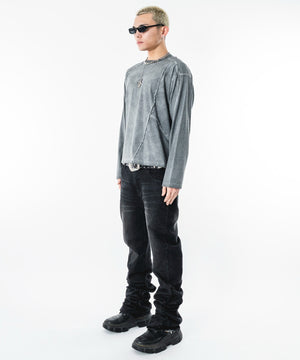 グレー モデル：180cm L着用