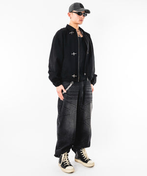ブラック モデル：180cm L着用