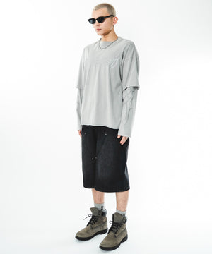 グレー モデル：180cm L着用