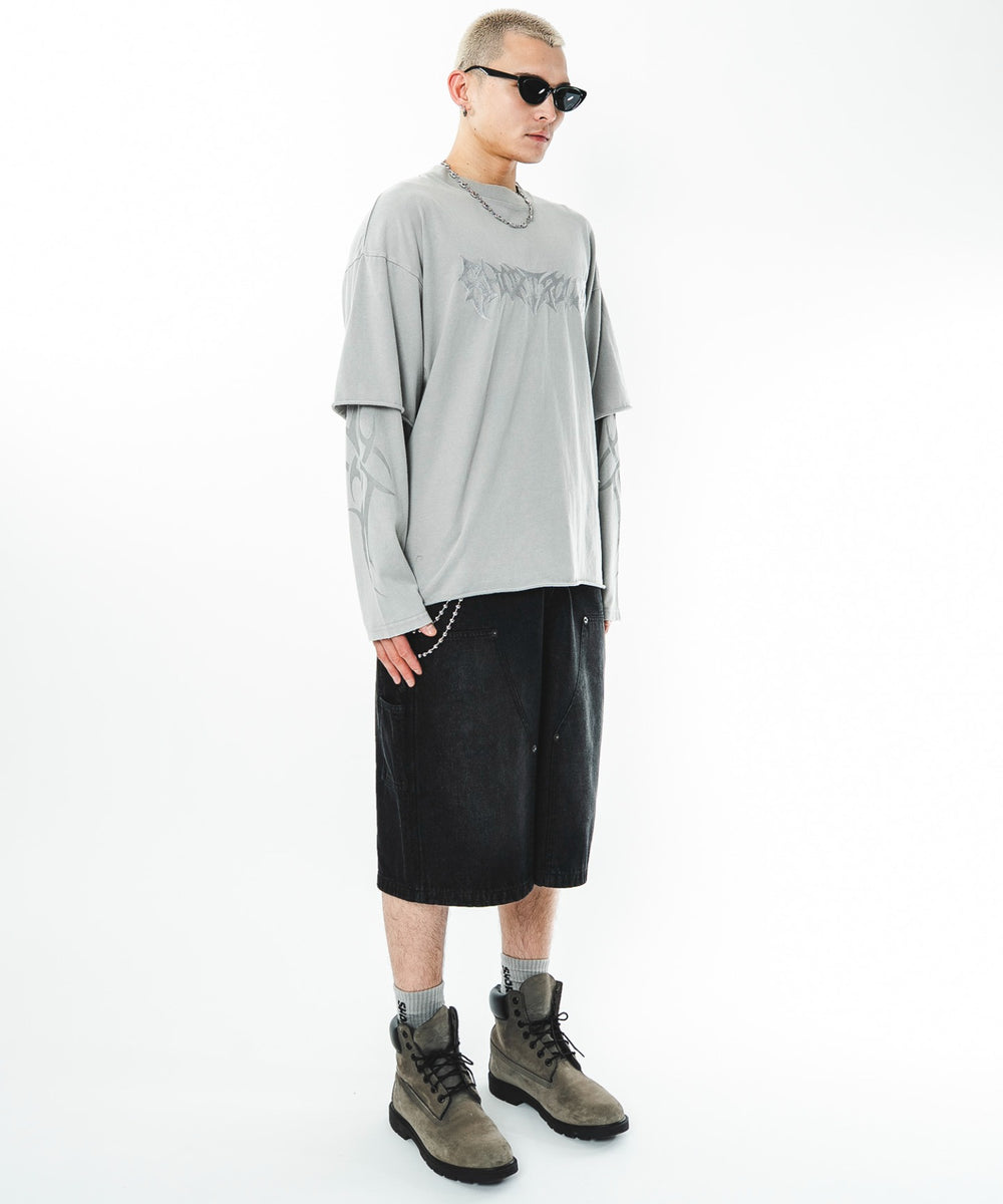グレー モデル：180cm L着用