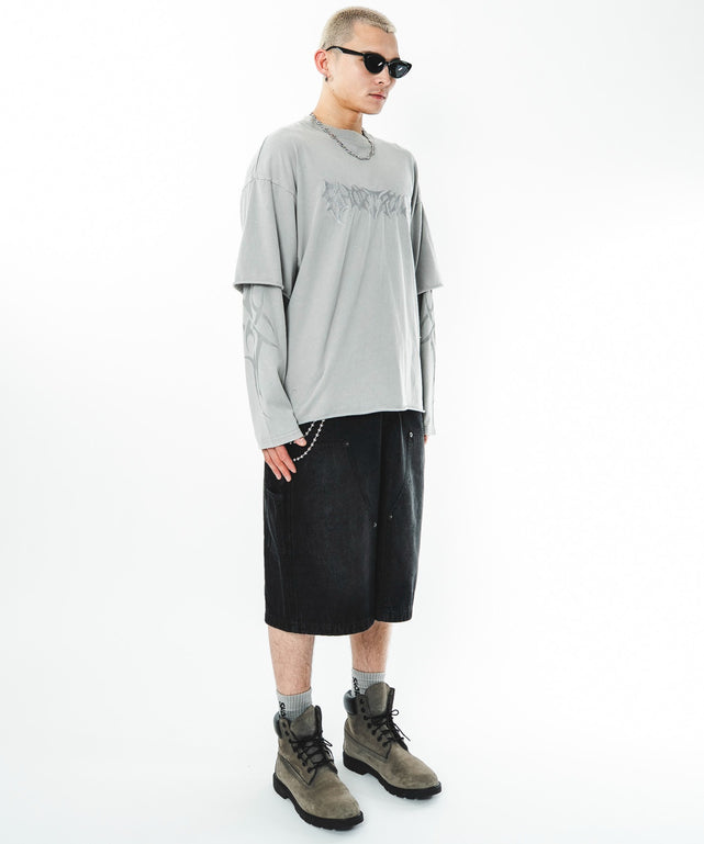 グレー モデル：180cm L着用