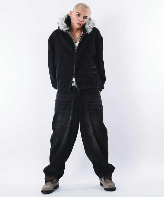 デニムブラックソノタ モデル：180cm L着用