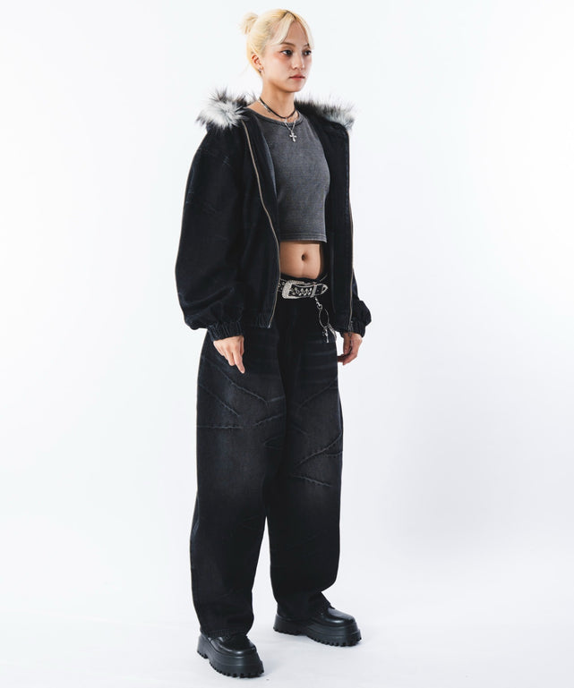 デニムブラックソノタ モデル：172cm M着用