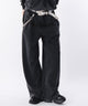ブリーチハトメスウェットパンツ/ブラックソノタ モデル：172cm L着用