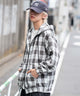 ホワイトチェック1 モデル：175cm L着用