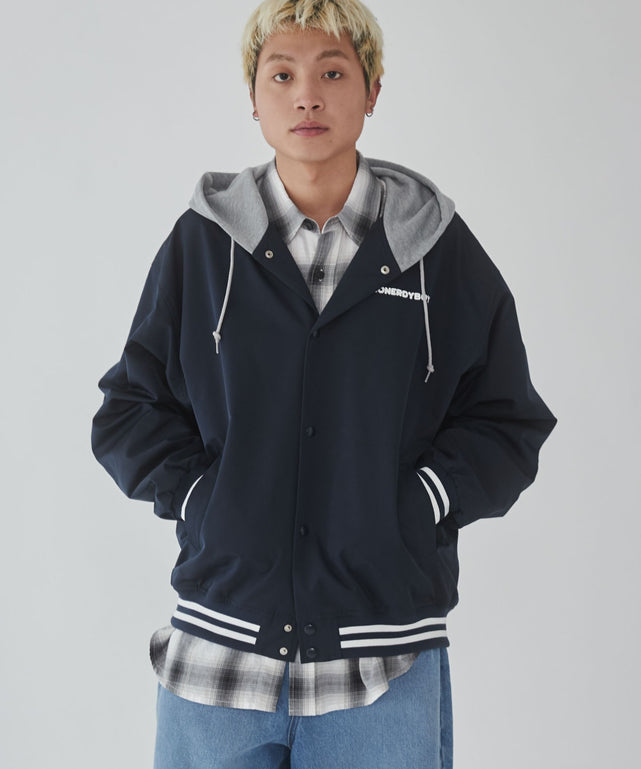 ネイビー　モデル:178cm L着用