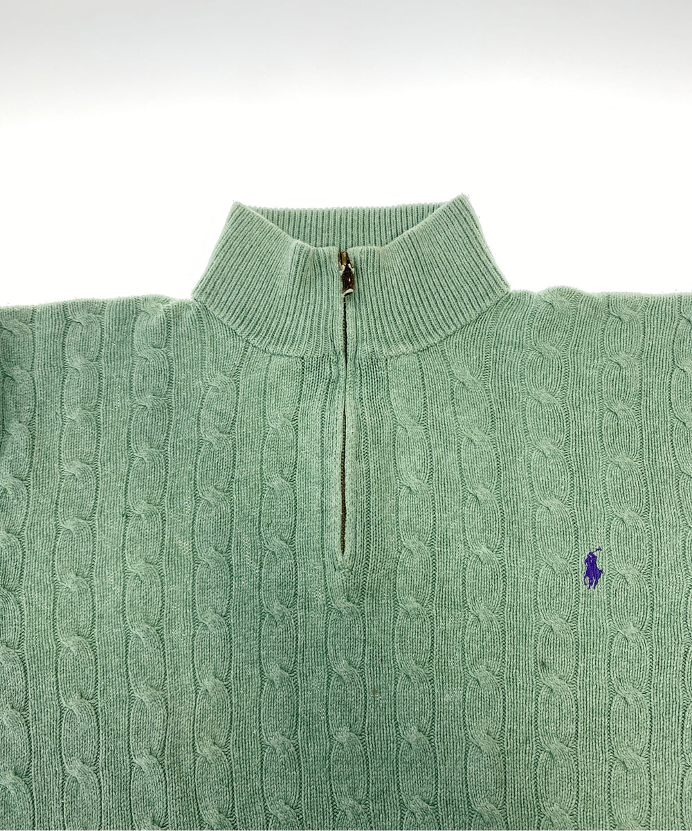 Ralph LaurenブランドハーフZIPニット