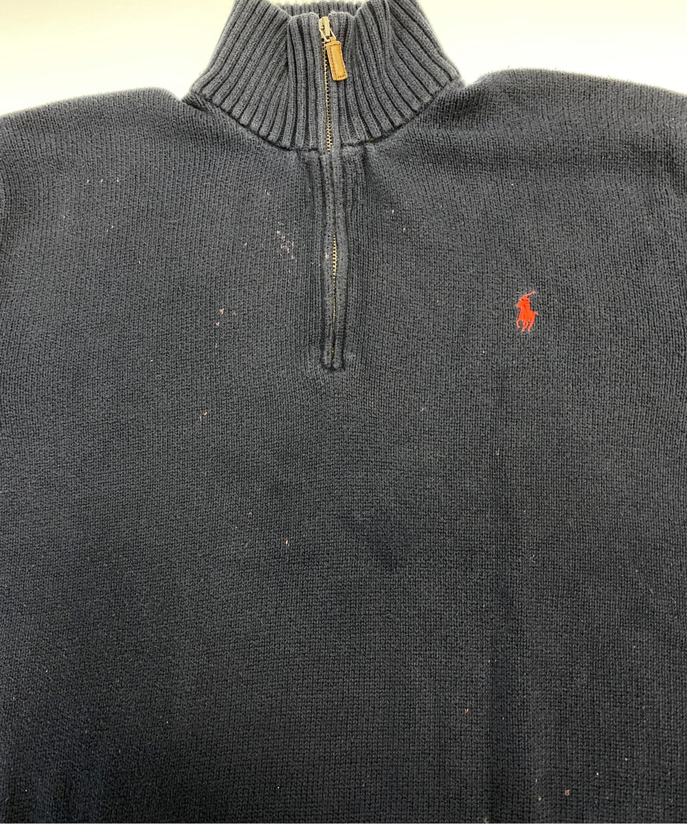 Ralph LaurenブランドハーフZIPニット
