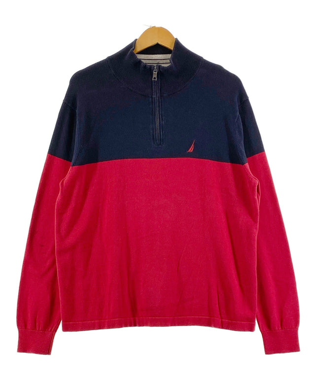 NAUTICA ブランドハーフZIPニット/NAUTICA ブランドハーフZIPニット