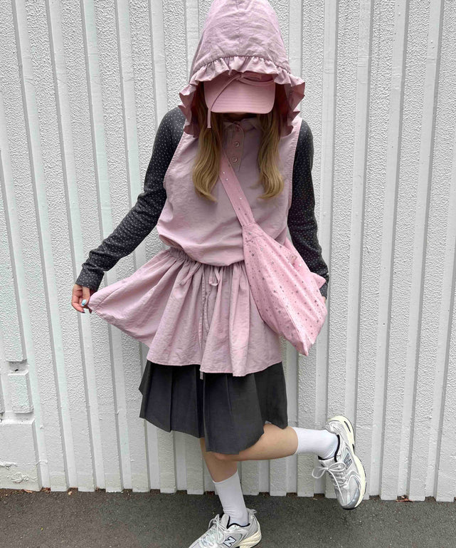 ピンク モデル：160㎝ F着用
