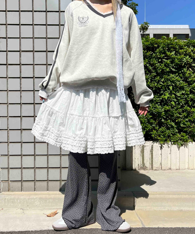 ホワイト モデル：160㎝ F着用