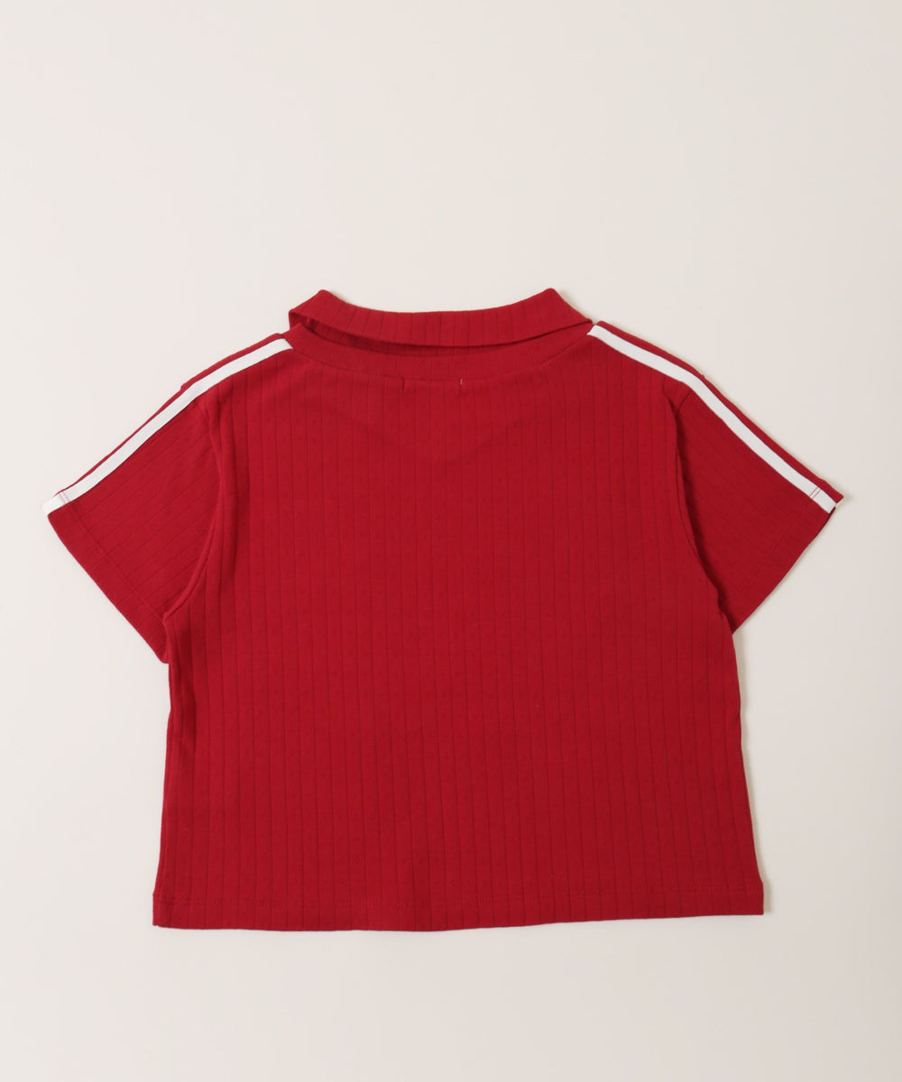 レースワッペンラインTシャツ