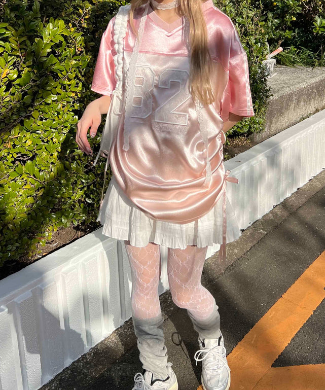 ピンク モデル：160㎝ F着用