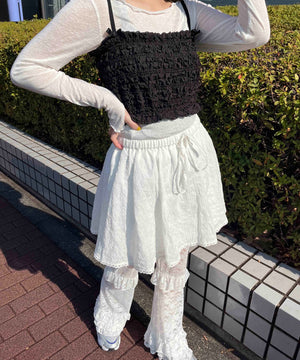 ホワイト モデル：160㎝ F着用