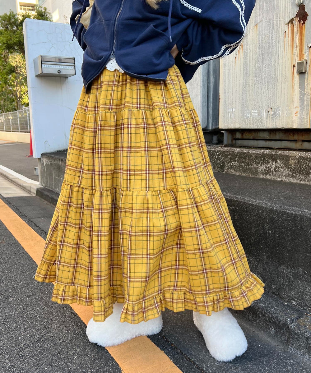 イエロー モデル：160㎝ F着用
