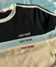リボンポイント2ラインワッフルTシャツ