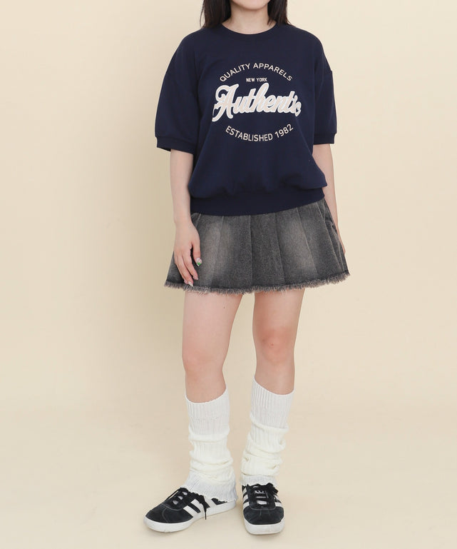 杢グレー モデル：147cm F着用