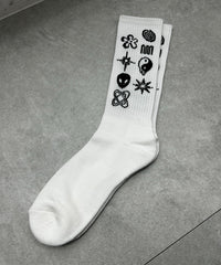 パターンデザインソックス（R）(25-27cm)