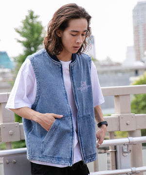 デニム淡加工色 モデル：174㎝ F着用