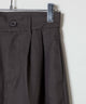 ハイウエストセンタープレスワイドパンツ