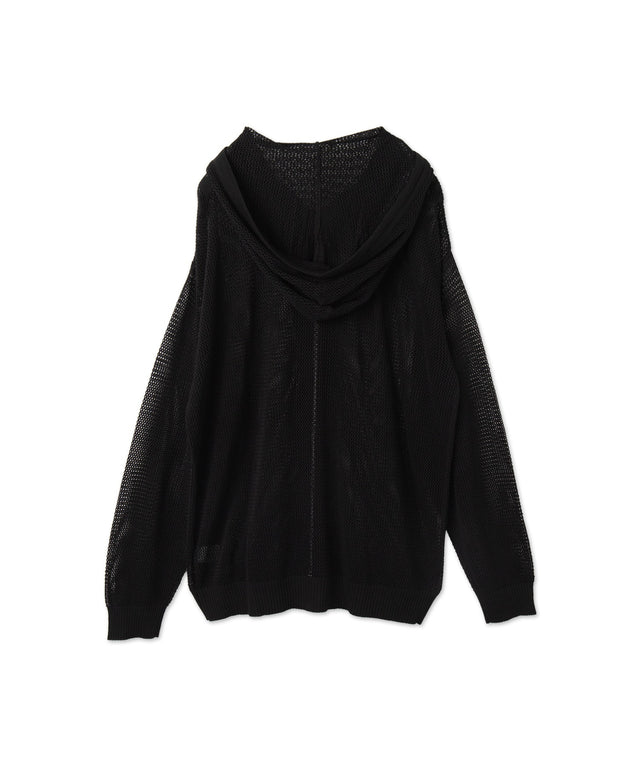 メッシュニットZIPパーカー