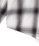 オンブレチェックグラフィックシャツ（LS）
