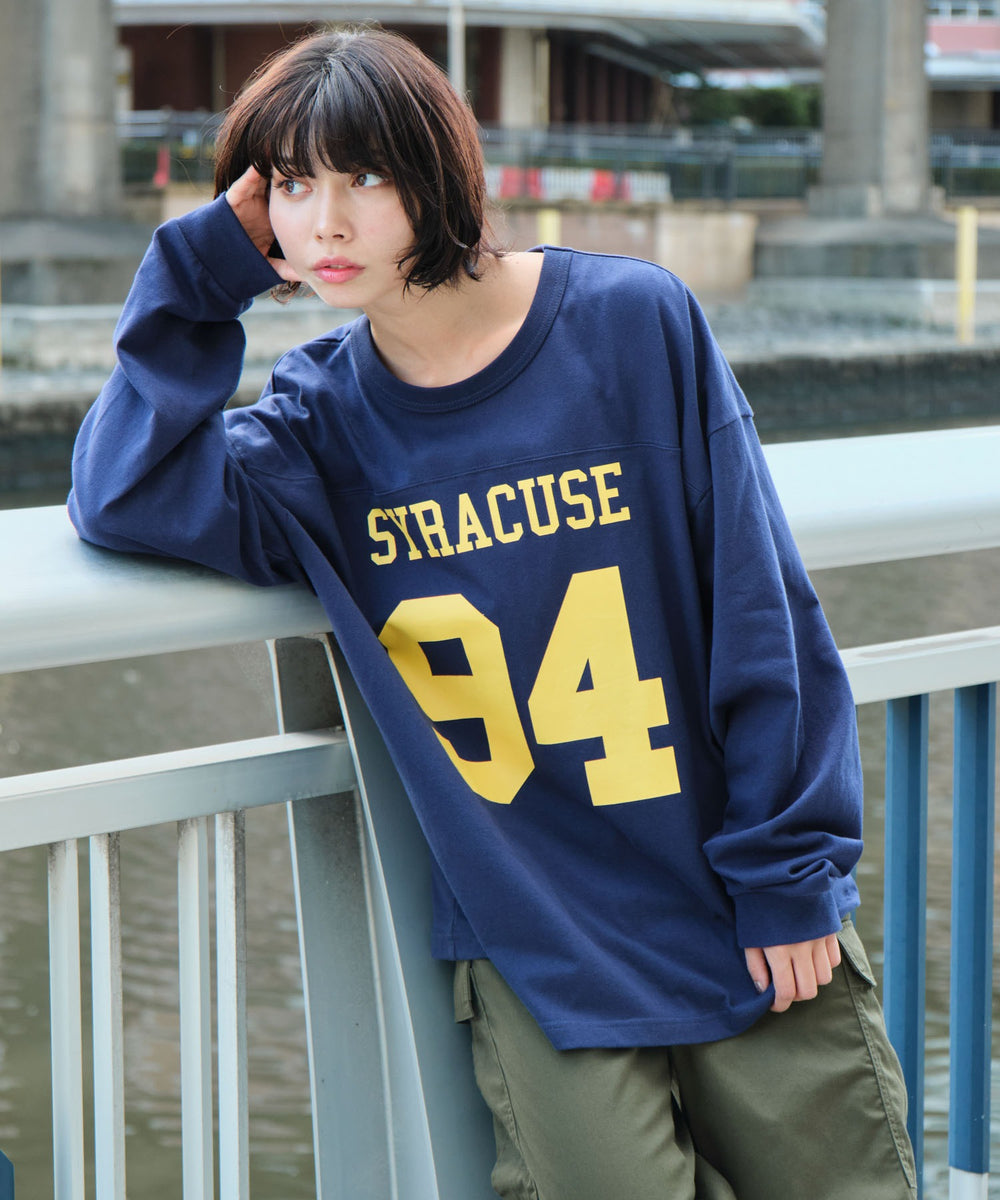 ネイビー モデル：160cm L着用