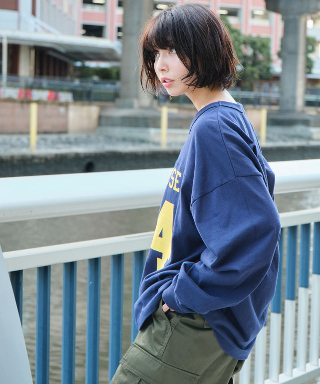 ネイビー モデル：160cm L着用