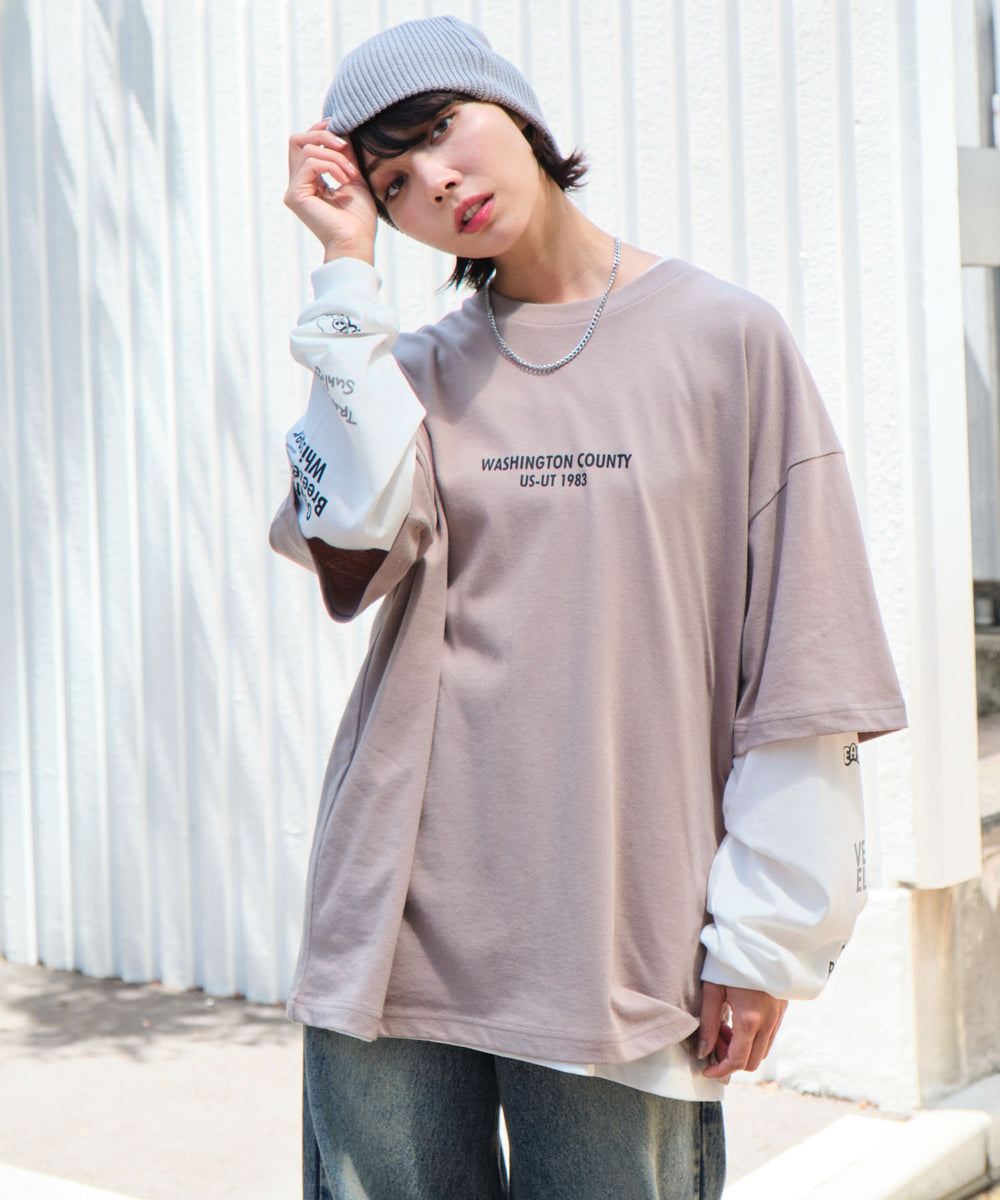 ベージュ モデル：160cm L着用